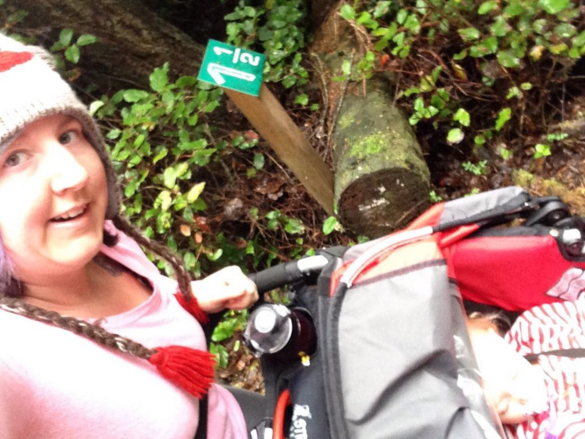"Ran 3 miles in the woods with my baby! Not sure where all this energy is coming from." via @magpie777777 on Twitter