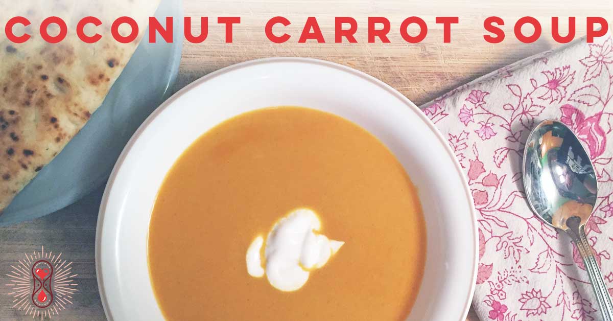 coconut carrot soup